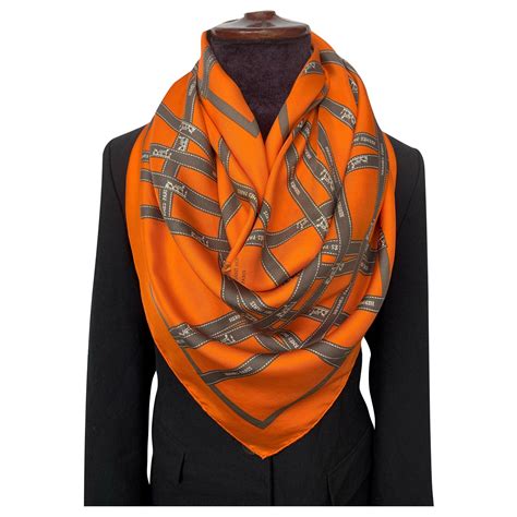 hermes tuch orange